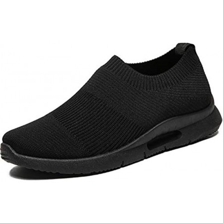 Mens Lightweight Athletic Running Walking Gym Shoes Casual Sports Shoes Fashion Sneakers Walking Shoes Black