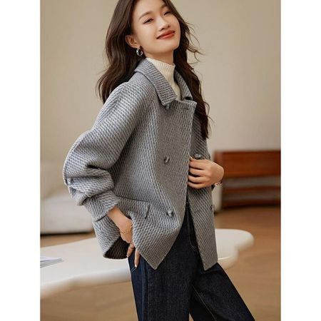 Women's Padded Thickened Wool Coat Fashion Outerwear